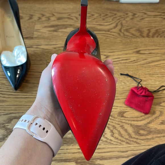 Christian Louboutin Pigalle 120 Patent Leather Heels - Picture 3 of 7